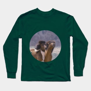 Funny horses Long Sleeve T-Shirt